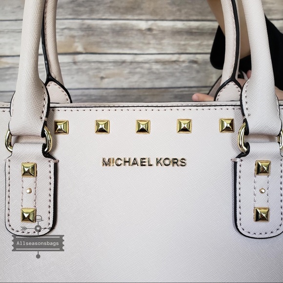 NWT Michael Kors Large Sandrine stud Tote Ballet - Picture 7 of 8